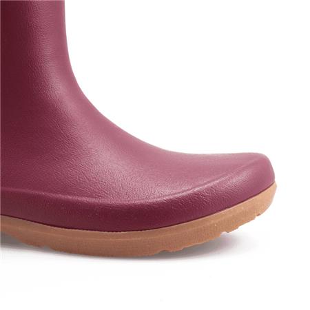 WOMEN'S BOOTS - AUBERGINE ROUCHETTE ORIGIN - AUBERGINE