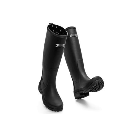 WOMEN'S BOOTS - BLACK ROUCHETTE CITIES - NOIR