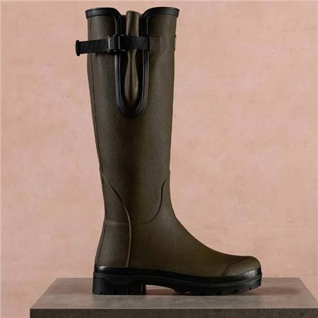 WOMEN'S BOOTS - DARK GREEN LE CHAMEAU VIERZON DOUBLÉES JERSEY - VERT FONCÉ