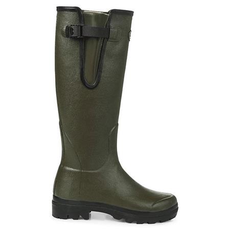 WOMEN'S BOOTS - DARK GREEN LE CHAMEAU VIERZON DOUBLÉES JERSEY - VERT FONCÉ