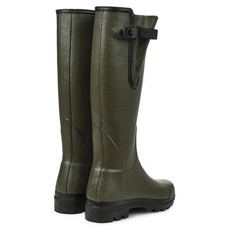 WOMEN'S BOOTS - DARK GREEN LE CHAMEAU VIERZON DOUBLÉES JERSEY - VERT FONCÉ