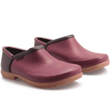 WOMEN'S CLOGS - AUBERGINE ROUCHETTE ORIGIN - AUBERGINE