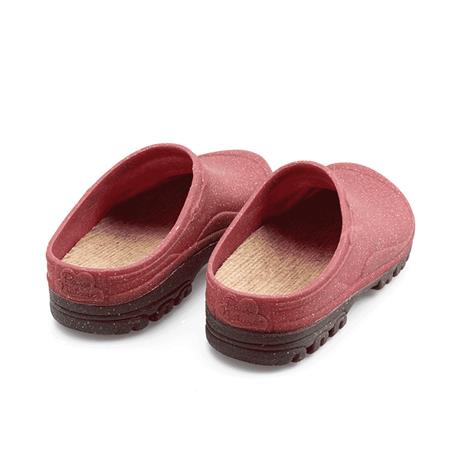 WOMEN'S CLOGS - RASPBERRY ROUCHETTE PEIP'S - FRAMBOISE