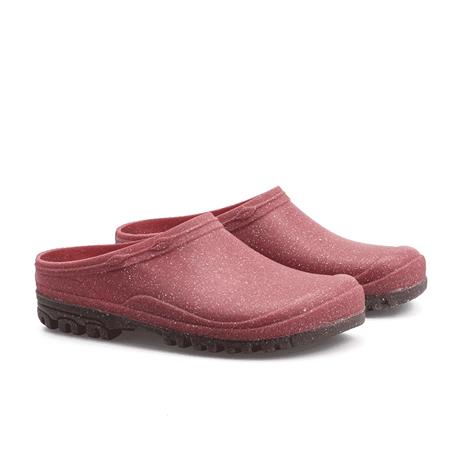 WOMEN'S CLOGS - RASPBERRY ROUCHETTE PEIP'S - FRAMBOISE