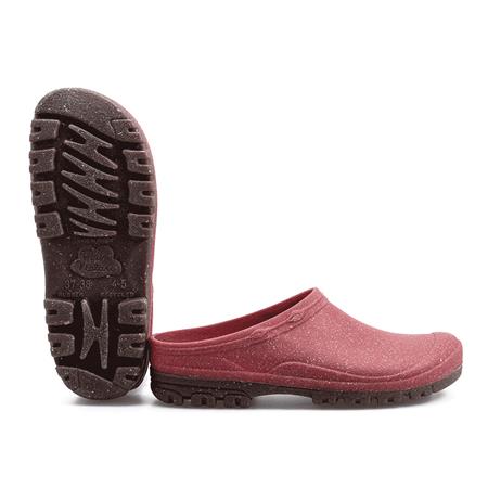 WOMEN'S CLOGS - RASPBERRY ROUCHETTE PEIP'S - FRAMBOISE