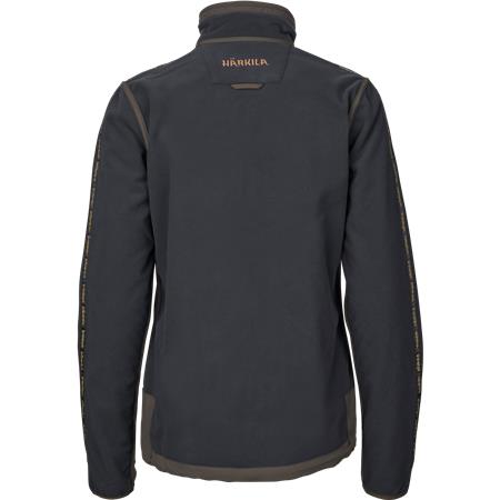 WOMEN'S FLEECE HARKILA KAMKO WOMEN - WILLOW GREEN/DEEP WELL PURPLE