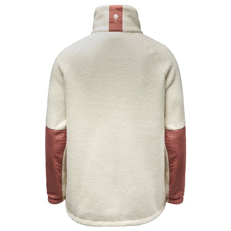 WOMEN'S FLEECE PINEWOOD PILE FLEECE - CREME/BRICK PINK