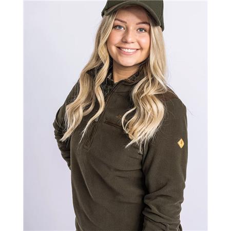 WOMEN'S FLEECE PINEWOOD SMÅLAND HUNTERS HALF ZIP W