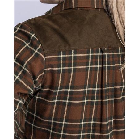 WOMEN'S LONG SLEEVE SHIRT PINEWOOD DOUGLAS - NOUGAT/BEIGE