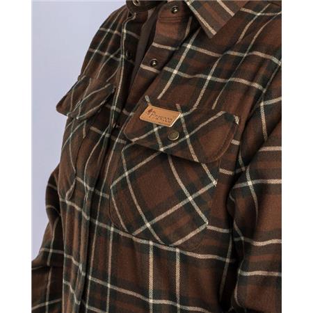 WOMEN'S LONG SLEEVE SHIRT PINEWOOD DOUGLAS - NOUGAT/BEIGE