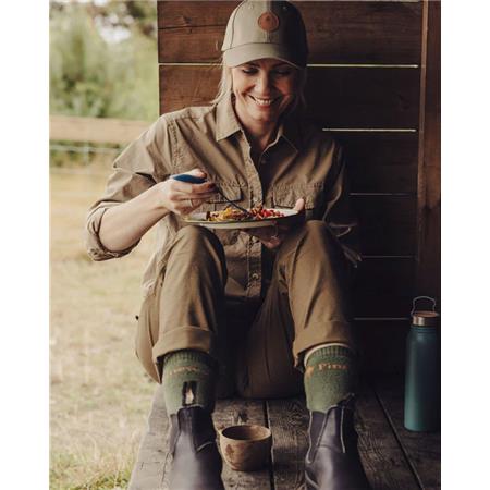 WOMEN'S LONG SLEEVE SHIRT PINEWOOD SAFARI L/S - SAND STONE