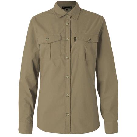 Women's Long Sleeve Shirt Pinewood Safari L/S - Sand Stone