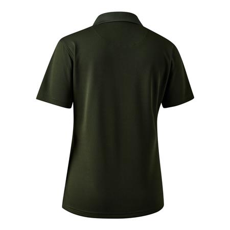 WOMEN'S SHORT SLEEVE POLO DEERHUNTER LADY CLIMATE AVEC 37.5® TECHNOLOGY - FOREST EMBER