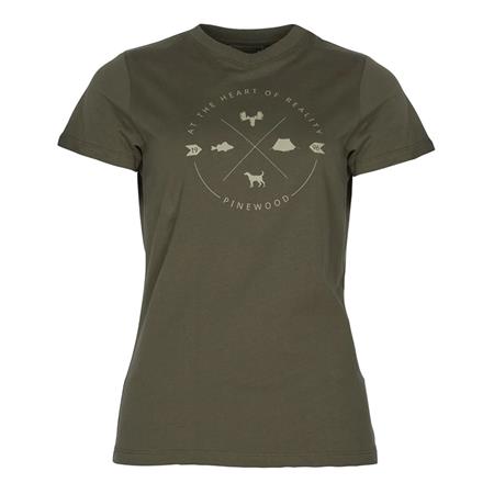 WOMEN'S SHORT-SLEEVED T-SHIRT PINEWOOD FINNVEDEN TRAIL W