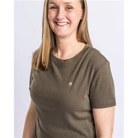 WOMEN'S SHORT-SLEEVED T-SHIRT PINEWOOD MERINO W