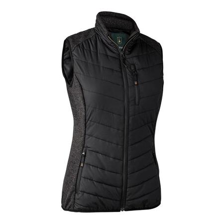 Women's Sleeveless Jacket Deerhunter Lady Caroline Padded Waistcoat With Knit