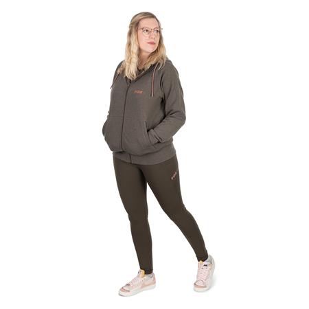 WOMEN'S SWEATSHIRT FOX WC ZIPPED HOODIE - OLIVE