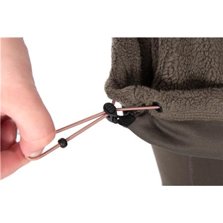 WOMEN'S SWEATSHIRT - GREEN FOX EXPLORER FLEECE HOODED JACKET - VERT