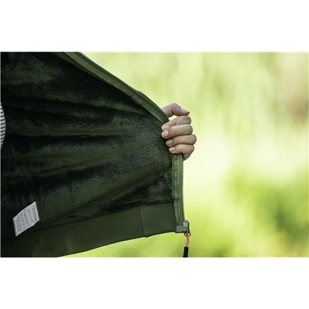 WOMEN'S SWEATSHIRT NAVITAS LILY SHERPA ZIP HOODY - GREEN