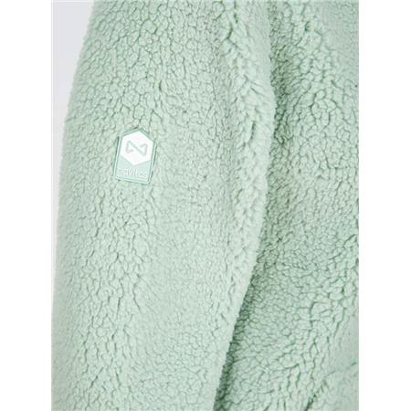 WOMEN'S SWEATSHIRT NAVITAS WOMENS SHERPA PULLOVER LIGHT GREEN - LIGHT GREEN