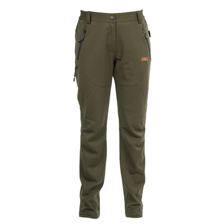 WOMEN'S TROUSERS HART STILK-TXT - OLIVE FONCÉ