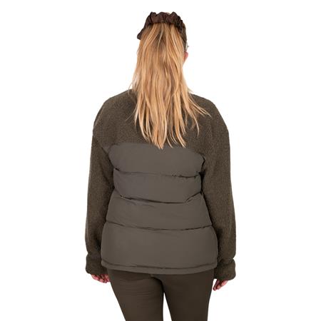 WOMEN’S FLEECE FOX WOMENS EXPLORER HYBRID FLEECE JACKET - KHAKI