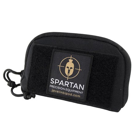 WOVEN PATCH - BLACK SPARTAN - NOIR