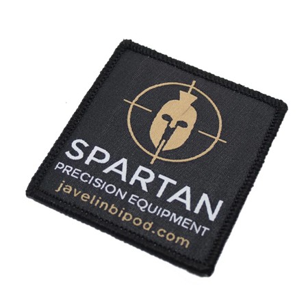 Woven Patch - Black Spartan - Noir