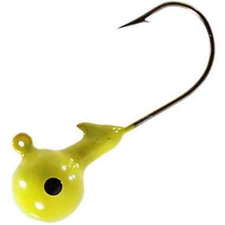 Yellow Jig Head Mister Twister - Pack Of 25