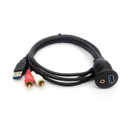 Υποδοχή Usb & Jack 3.5Mm Kicker Φόρτιση Και Δεδομένα