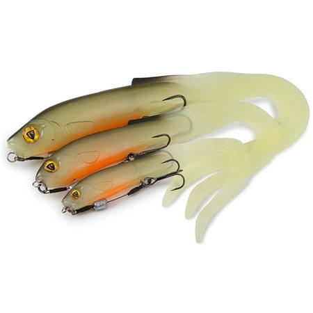 ZACHT KUNSTAAS, BEWAPEND FOX RAGE SLICK EEL LOADED - 35CM