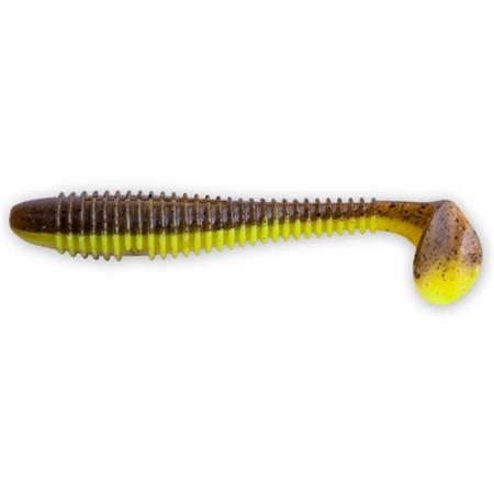 Zacht Kunstaas Crazy Fish Vibro Fat - 10Cm - Partij Van 4