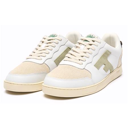 ZAPATOS DE HOMBRE SENSAS FAGUO HAZEL - BLANC/KAKI CLAIR