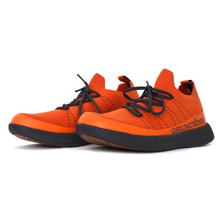 Zapatos Hombre Grundéns Sea Knit Boat Red Orange