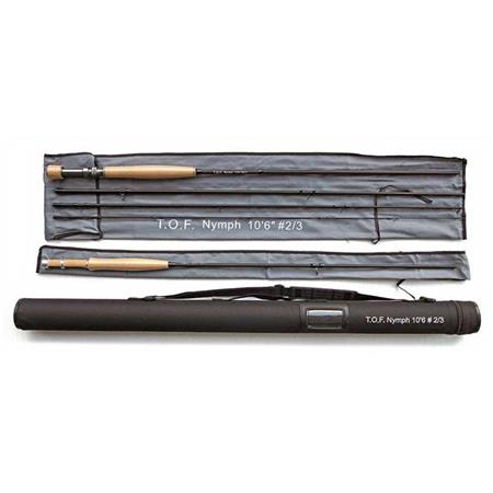 ZESTAW 2 WĘDEK MUCHOWYCH TOF NYMPH 10'6 # 2/3 + 8' # 3/4