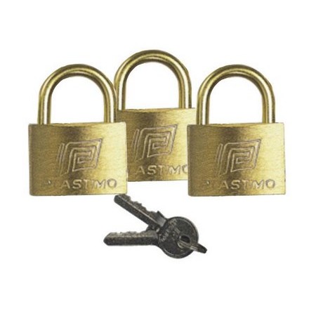 Zestaw 3 Kłódek 40Mm Plastimo