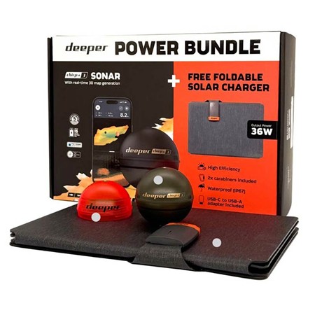 Zestaw Deeper Kolorowy Sonar Chirp+ 3D Gps + Panel Solarny 36W