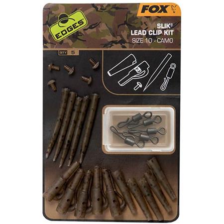 Zestaw Fox Edges Camo Slik Lead Clip Kit