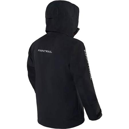 ZESTAW KURTKA I OGRODNICZKI MĘSKIE FINNTRAIL TOURNAMENT - CZARNY