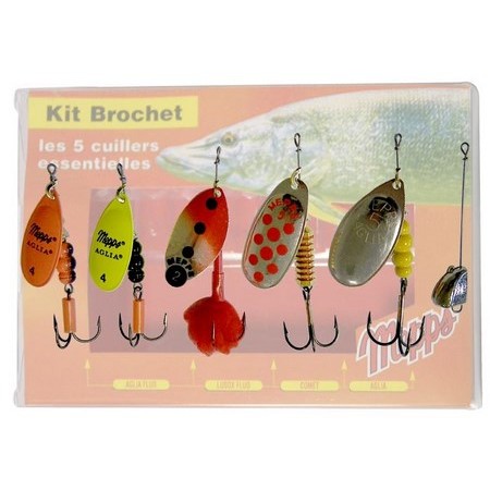 Zestaw Na Szczupaka 5 Łyżek Mepps