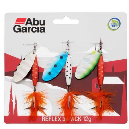 Zestaw Obrotówek Abu Garcia Reflex - Pack De 3