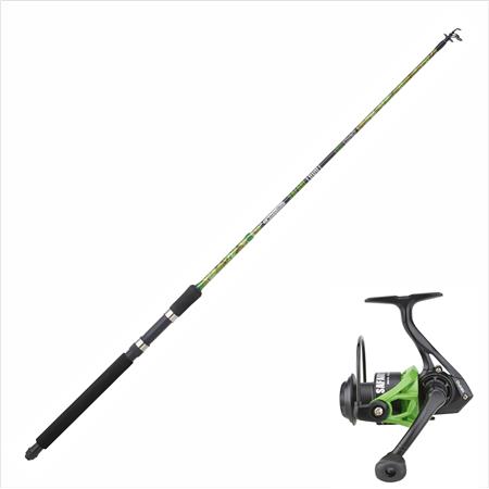 Zestaw Spinningowy Teleskopowy Garbolino Safari Trout Telespin + Safari Spin