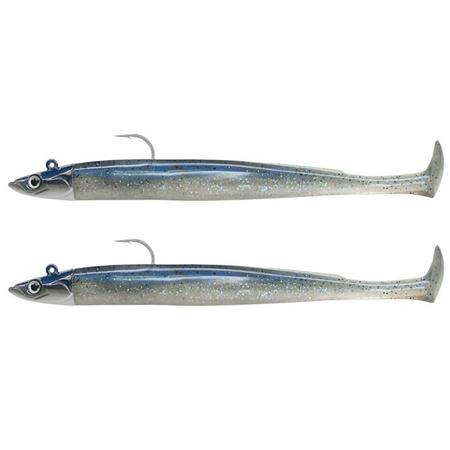 Zestaw Uzbrojonych Przynęt Miękkich Fiiish Double Combo Crazy Paddle Tail 120 + Główka Jigowa Shore