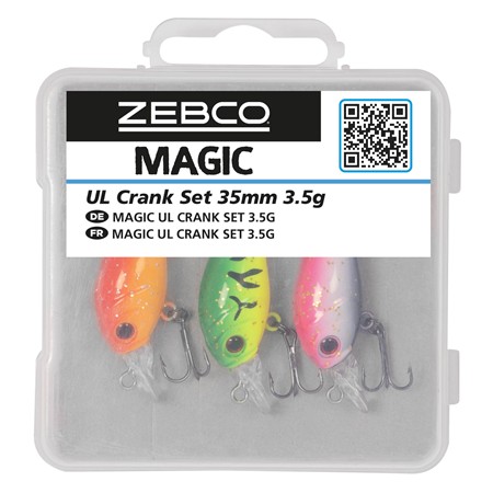 Zestaw Woblerów Na Pstrągi Zebco Magic Ul Crank Set - 3.5Cm