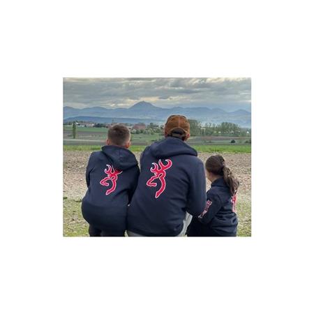 ZIP-UP JUNIOR SWEATSHIRT - BLUE BROWNING ZIPPÉ SNAPSHOT SMU - BLEU