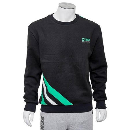 Zwart Heren Sweatshirt Sensas Fashion Club