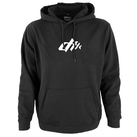 Zwarte Mannen Sweat Zeck Barsch-Alarm Big Boy Hoodie - Noir