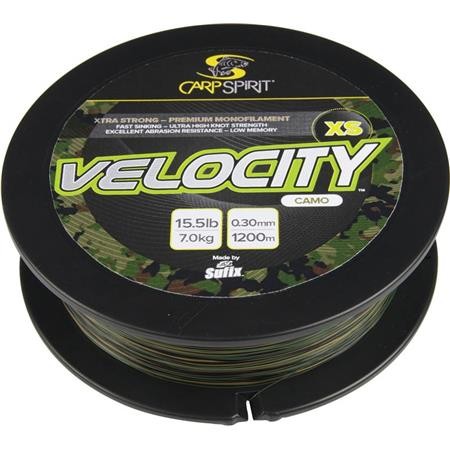 Żyłka Carp Spirit Velocity Xs Lo-Vis Camo - 1200M