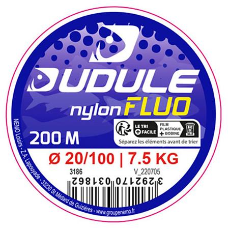 Νάιλον Dudule Fluo Action - 200M