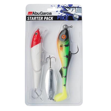 Σετ Softbaits Εξοπλισμένα Με Αγκίστρια Abu Garcia Starterpack Pike